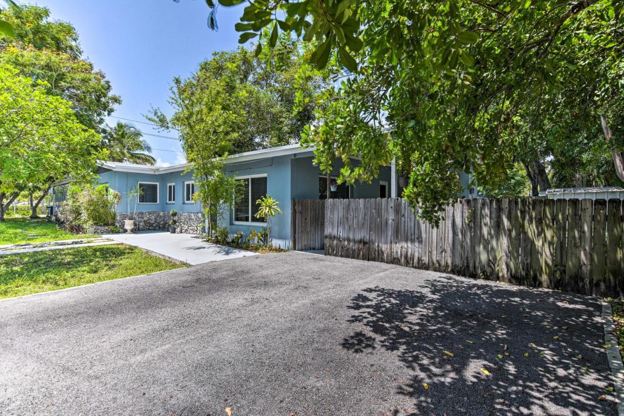 Shady And Eclectic Fort Lauderdale Dwelling With Yard! Exteriér fotografie